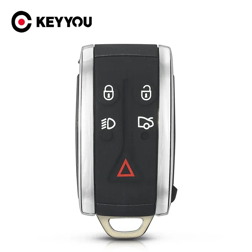 Keyyou 1ks Nový diaľkový automat shell shell Smart Autoless Go Case pre Jaguar XF XK XKR X-Type S-Type 2007 2008 2009 2009 2012 2012