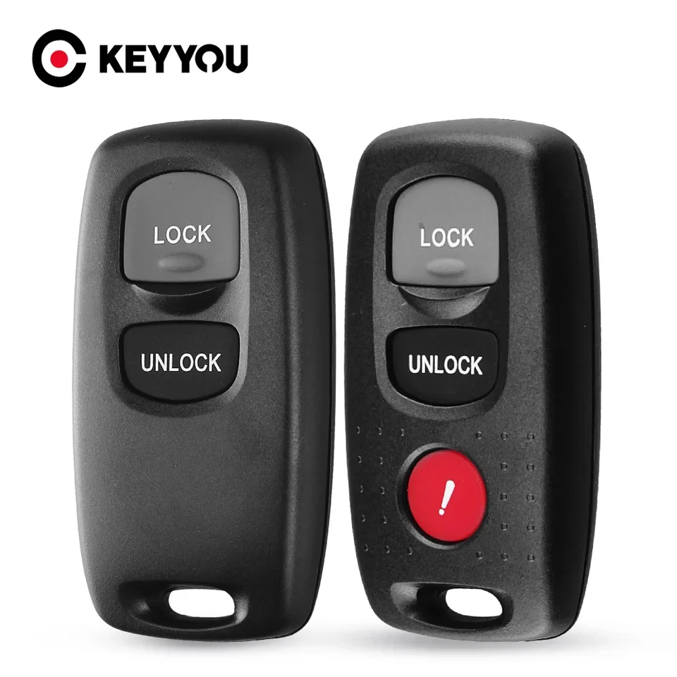 Keyyou 2/3 Buttons Remote CAR Key Shell pre Mazda 2 3 6 Series 2004 2005 2006 2007 2008 2009 2010