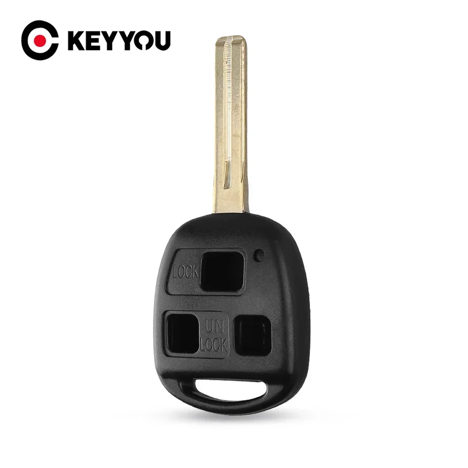 Keyyou 2/3 Buttons Remote FOB Case Nahradenie automobilu shell FOB pre Lexus ES/GS/IS 300 RX300 ES300 1999 2000 2001 2002 2003
