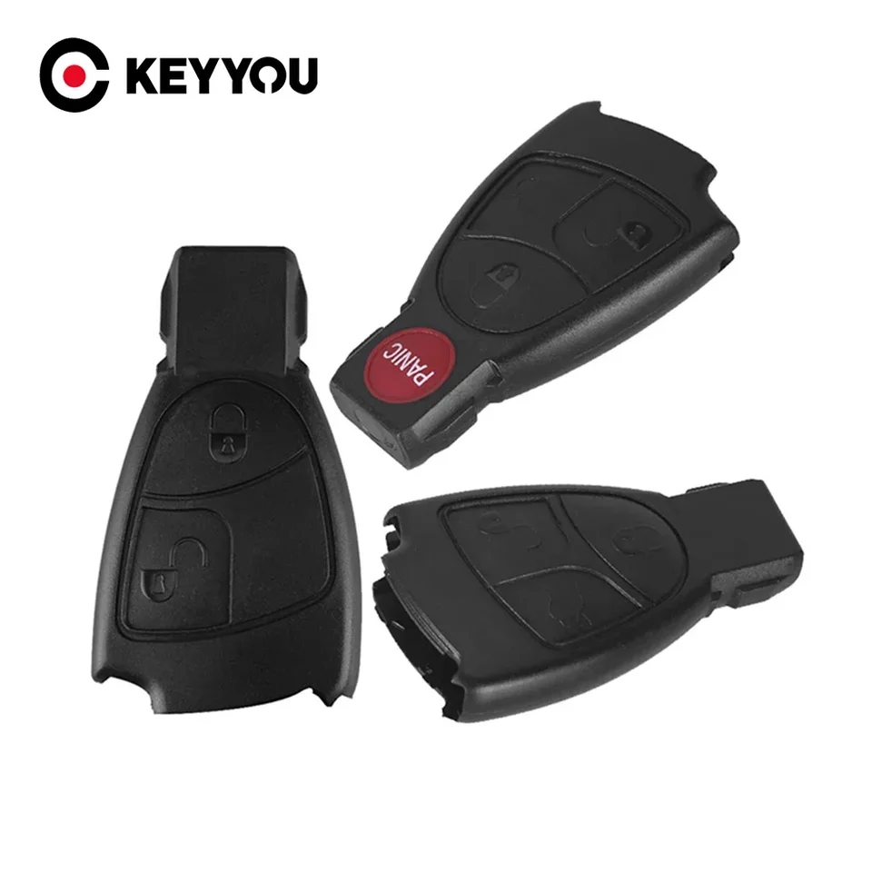 Keyyou náhrada 2/3/4 tlačidlá na diaľkové krytiny krytu kľúča pre kľúče pre Mercedes Benz Bce Ml S Clk Cl Vita 639
