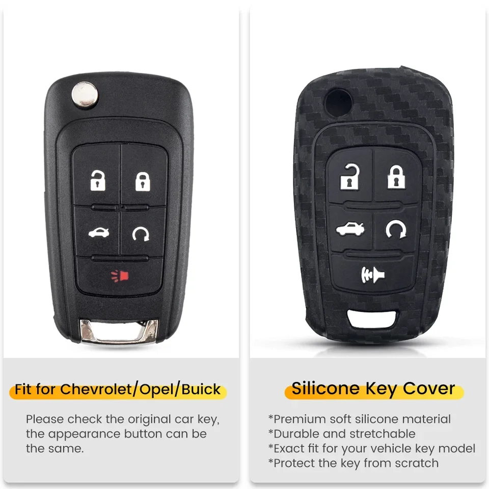 Keyyou pre Chevrolet Cruze Epica Lova Camaro Aveo pre Vauxhall Opel Insignia Astra 5 Buttons