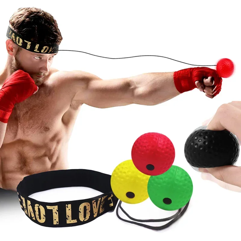 Kick Boxer Reflex Ball Head Band Fighting Speed ​​Training Punch Ball Muay Tai MMA Cvičenie príslušenstvo