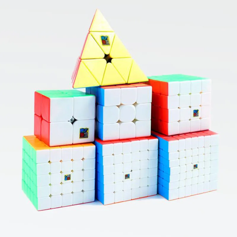 Kid Children 2x2 3x3 4x4 5x5 6x6 7x7 Macaron Magic Cube Antistreks Pyramíd Profesionálne mini hádanky Games Cubes Pyraminx
