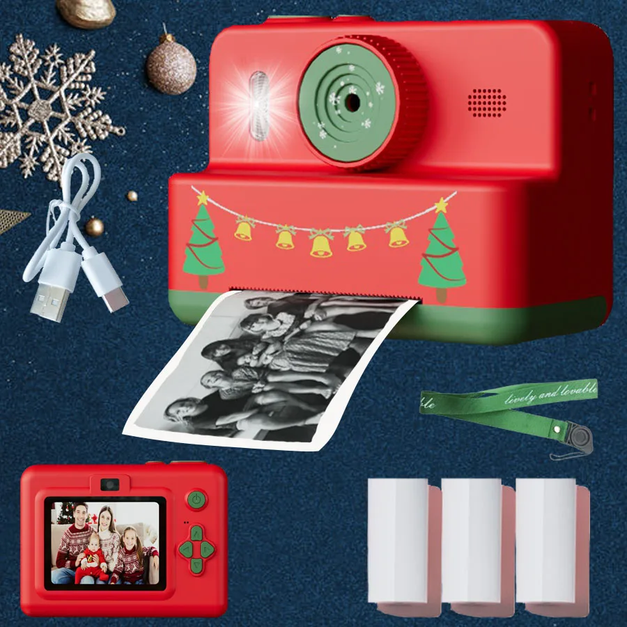 Kids Instant Print Fotografia Photografia Okamžitá tlač Photo