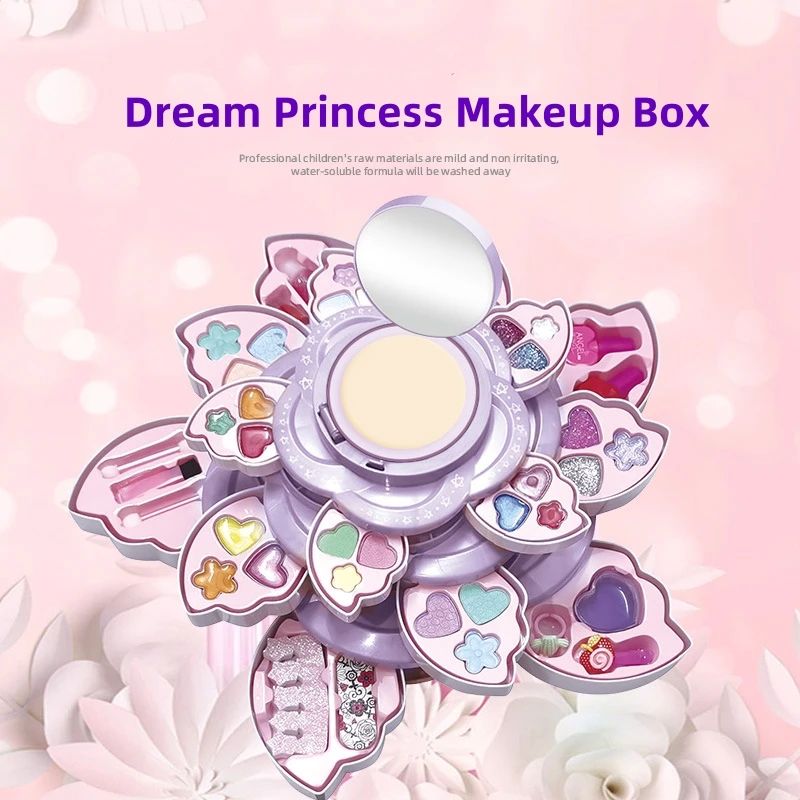 Kids make -up zábava GameInteractive Toys Box pre dievčatá Cosplay kozmetické súpravy pre deti predstierajú hračky pre princeznú dievča kozmetiku