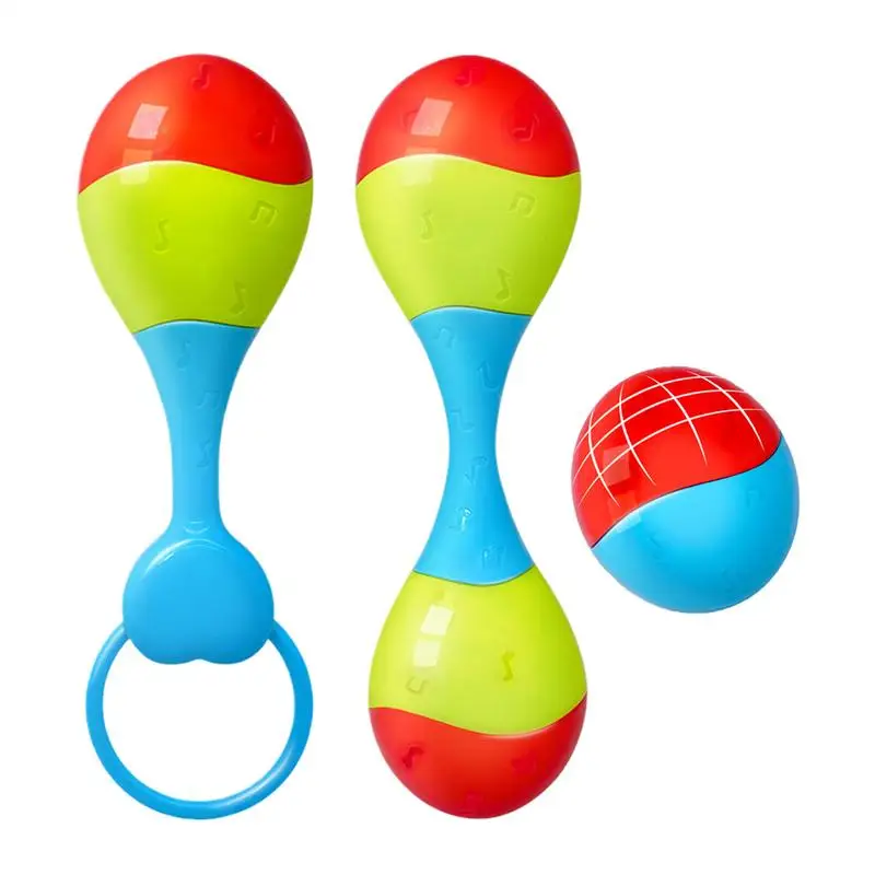 Kids Maracas Shakers Shaker Shaker Sand Hammer Kit Vzdeláva