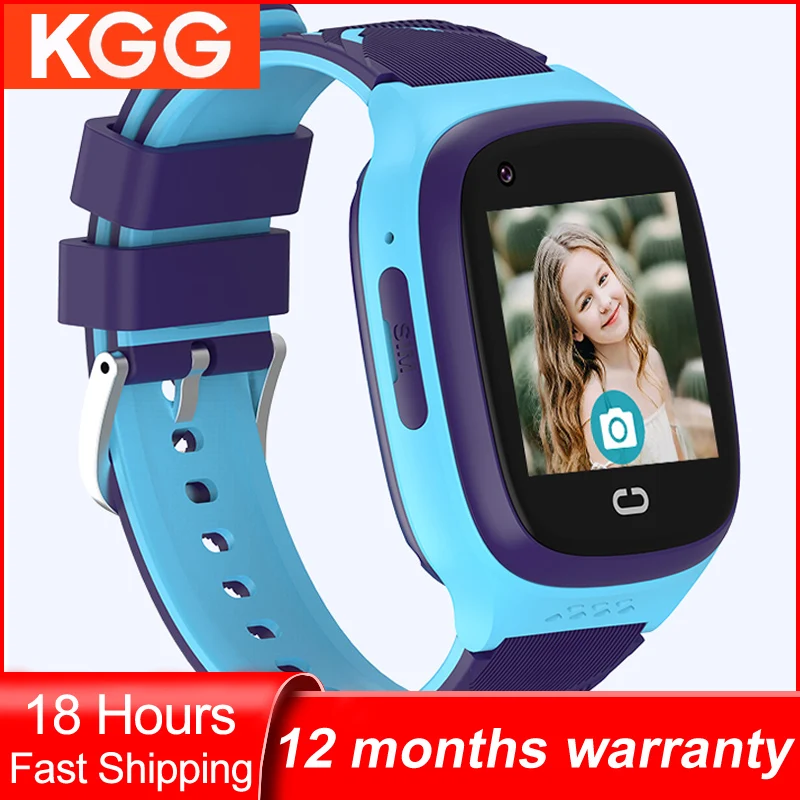 Kids Smart Phone Watch 4G GPS LBS SOS 1.4 'fotoaparát Videohovor IP67 nepremokavé umiestnenie Študent diaľkový monitor vianočné darčeky