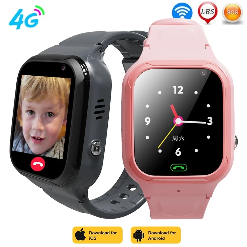 Kids Smart Watch HD Camera Support 4G SIM Card Call