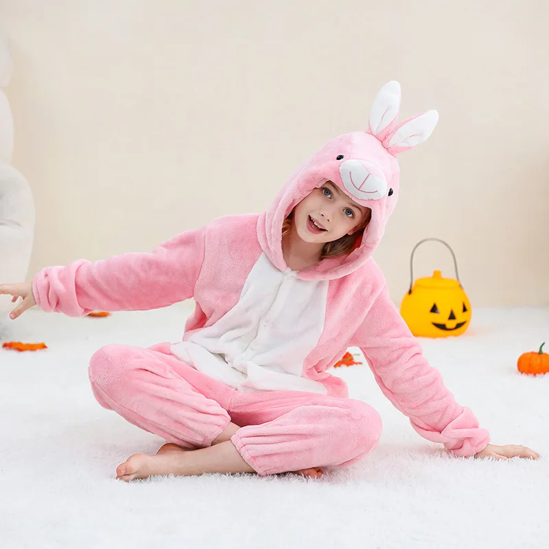 Kigurumi Rabbit Onesie Kids Unicorn Pyžamy pre deti pre deti