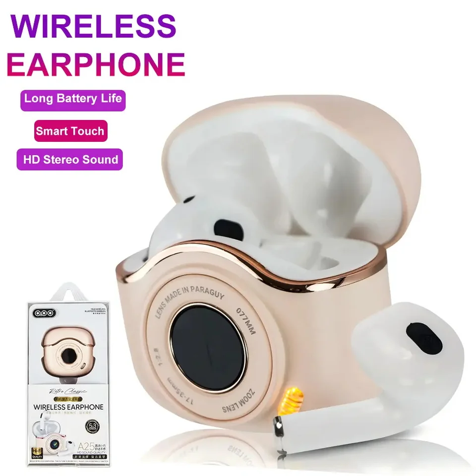 Kiki Shoot True Wireless Bluetooth headset binaurálne malé v ušných púčiky športové stereofónne basy tws uši