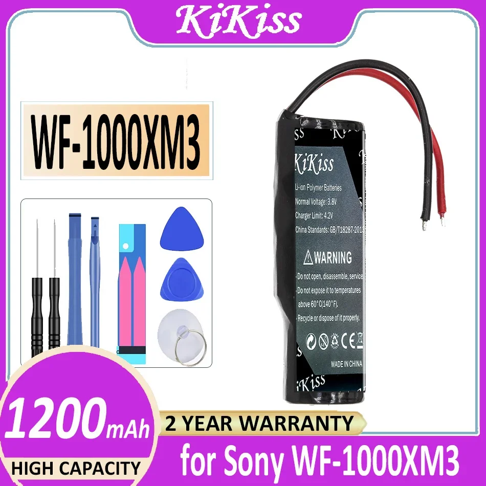 Kikiss Battery WF1000XM3 (14430 2 riadok) 1200 mAh pre Sony WF-1000XM3 nabíjacie puzdro Bateria