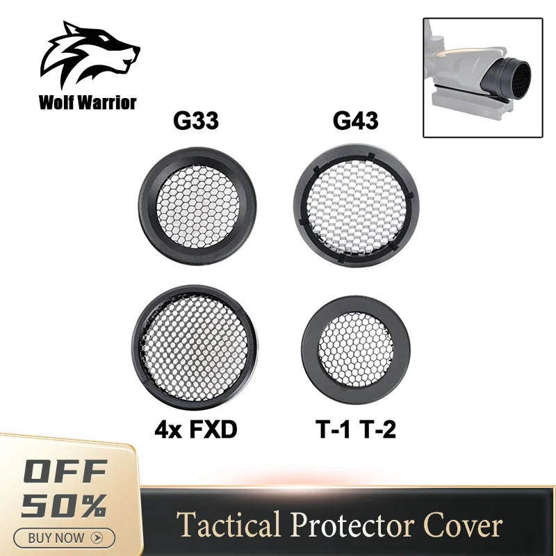 Killflash Sight Protector Cover pre G33 G43 4XFXD T 1 T 2 LUCKOVANIE ŠAMTINGUSKÉHO PRÍSLUŠENSTVA PRÍSTUPU
