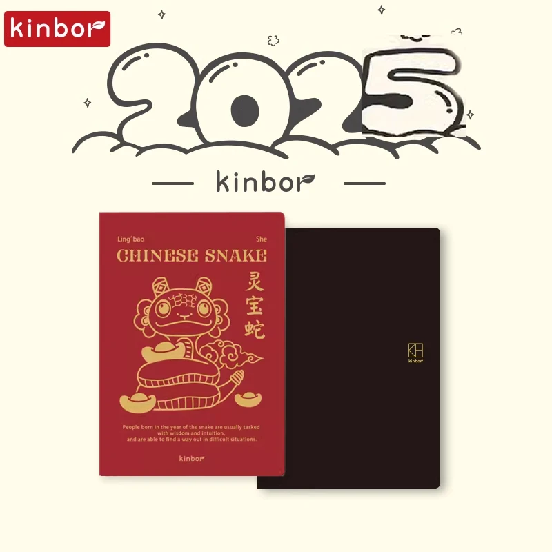 Kinbor 2025 A5 A6 A6 Pocket Journal Notebook týždenný rok Denný plánovač Denný disciplínový kalendár Program 52G Bachuan Paper Record Record