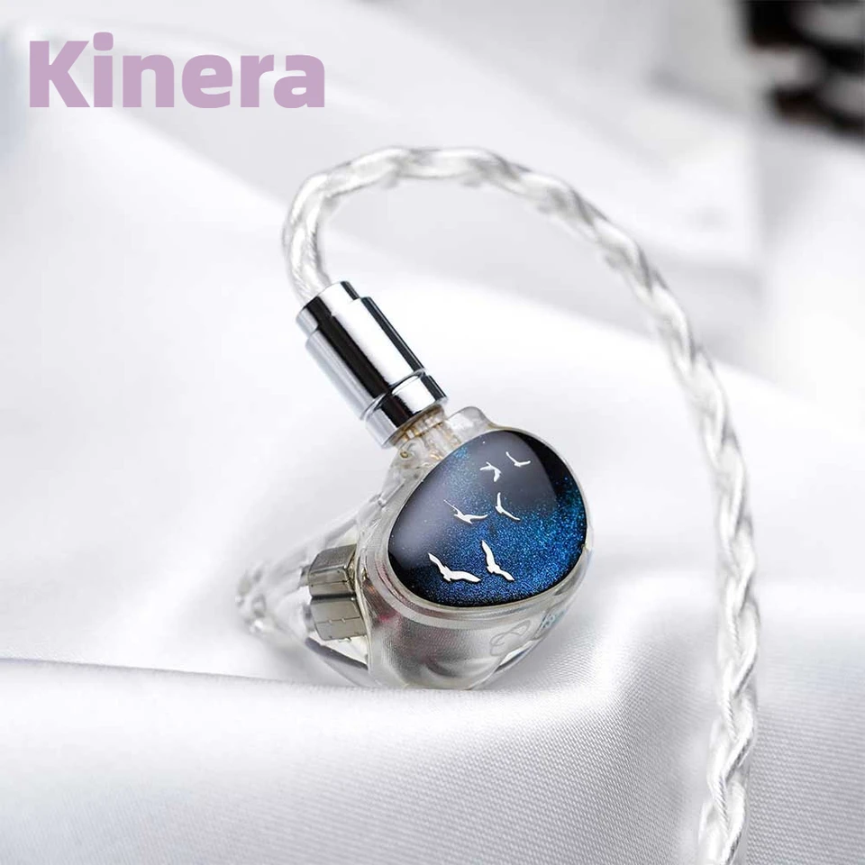 Kinera Celest Phoenixcall 1DD+2BA+2 Ovládač plochého panela do uší monitory 5 hybridných ovládačov IEMS 0,78 2PIN Káblové slúchadlá IEMS