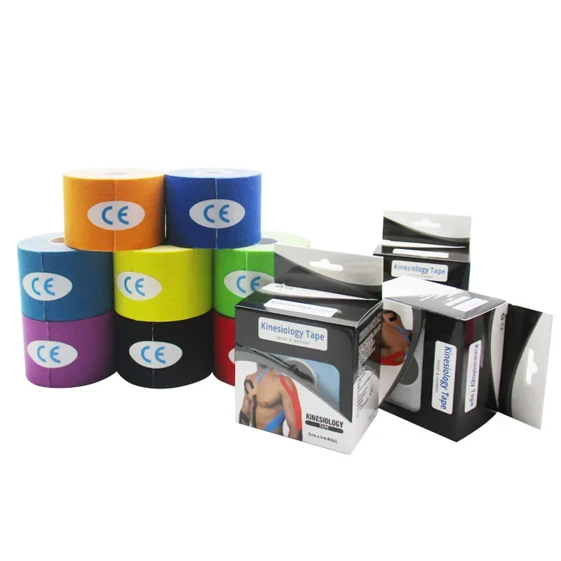 Kineziologická páska Kinesio Tape Tape Tape Atletic obnovenie Elastické klenoty svalové bolesti v podložkách Knee