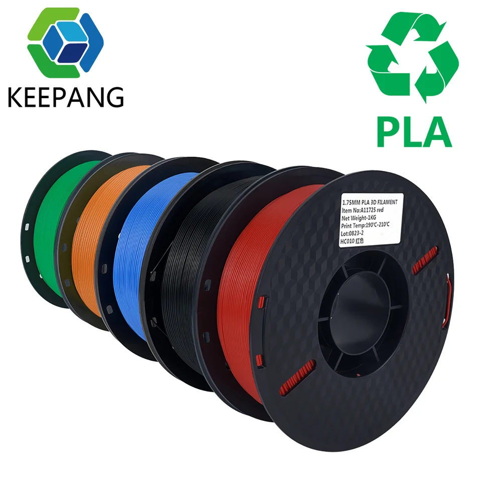 Kingroon Pla Filement 1KG 1,75 mm 2,2 libier/cievku Vákuový balíček bez bubliny 3D tlačiarenské materiály pre 3D tlačiarne FDM 3D tlačiarne FDM 3D