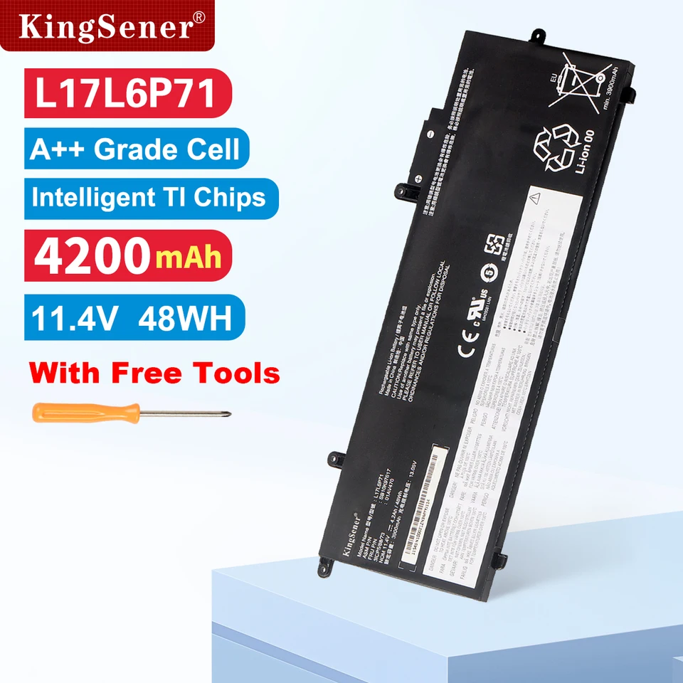 Kingsener L17L6P71 L17M6P71 L17C6P71 pre Lenovo ThinkPad X280 Series 01AV470 01AV471 01AV472 SB10K97617 11,4V 48WH