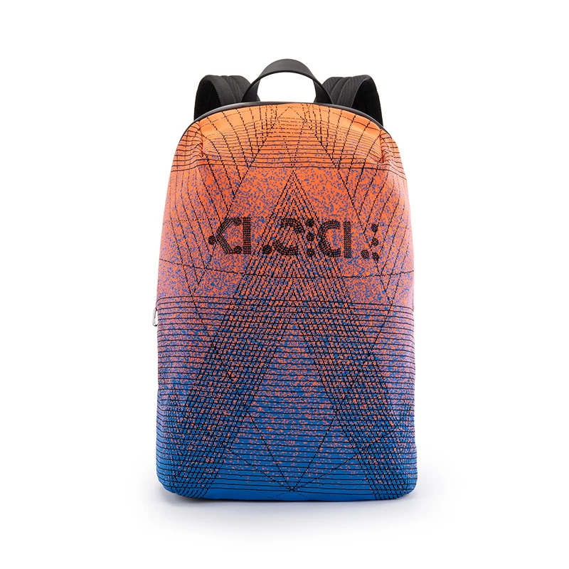 Kingsons Ženy batoh Flyknik School Bag pre dospievajúcich chlapcov Dievčatá Men laptop taška 15,6 palca Street Trend Gradient Gradient Casual Batoh