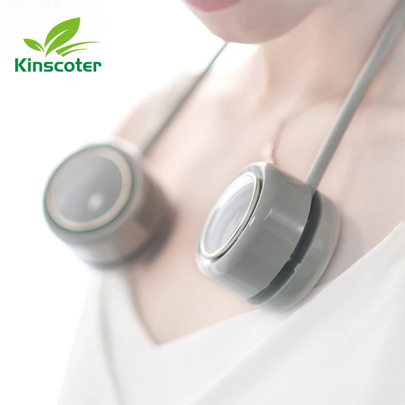 Kinscoter Mini krk ventilátor prenosný USB Nabíjateľný mlžový športový krk pre vonkajšie chladenie Ventilador Portatil Abanicos