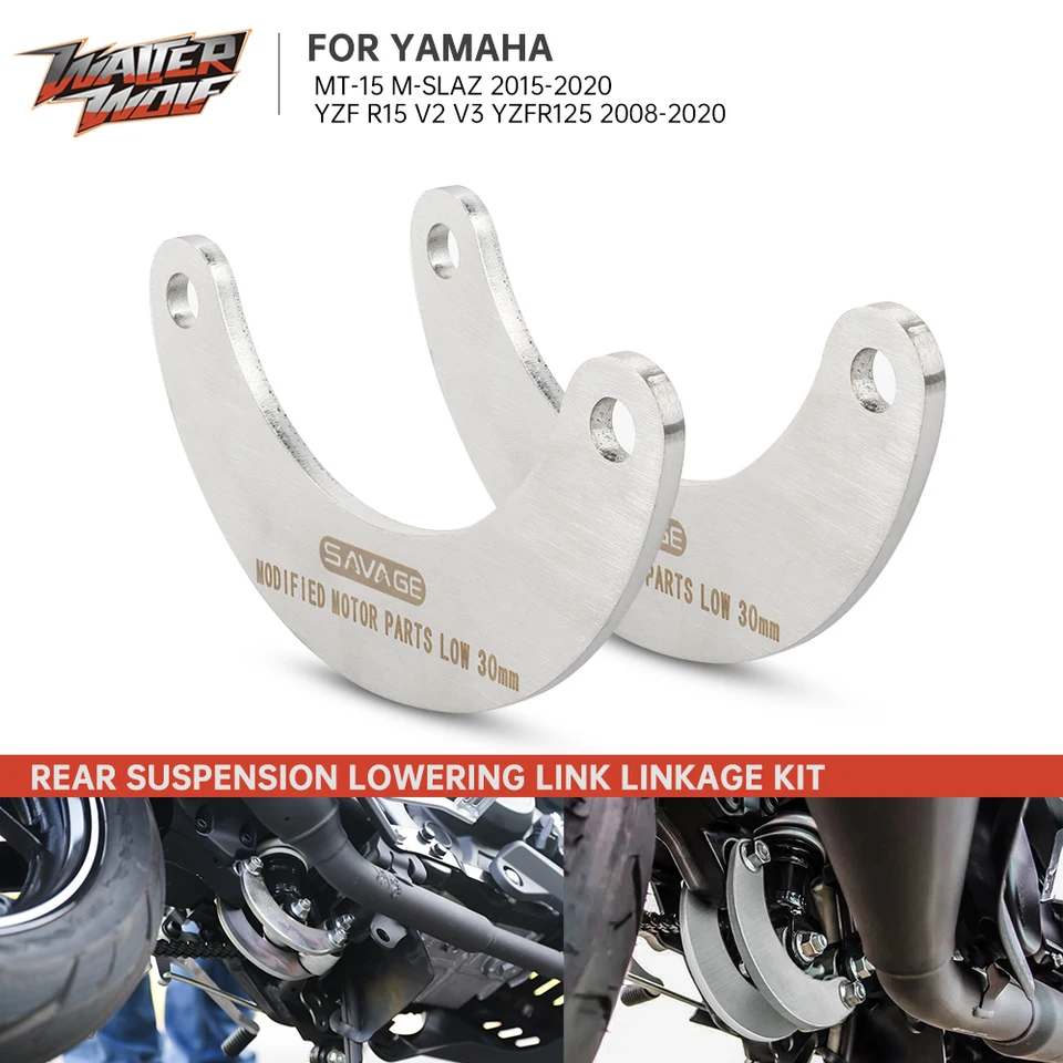 Kit na spúšťanie zadného zavesenia pre Yamaha MT-15 YZF-R15 YZF-R125 YZF R15 V2 V3 YZFR125 2011-2020 Rámový vankúš do Dolných väzieb