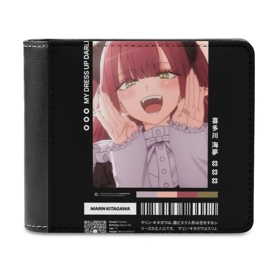 Kitagawa Marin Sono Bisque Doll S1.v23 #mddmrn0298 Business muži peňaženky Malé peniaze peňaženky Nový dizajn dolár cena Top peňaženka