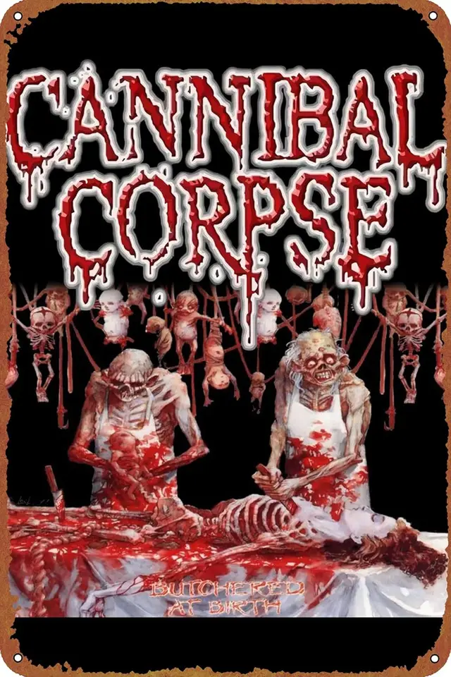 Kivyyb Cannibal Corpse Plagát plagát kovová plaketa plechová značka, vintage metalová krčma klub kaviareň kavia