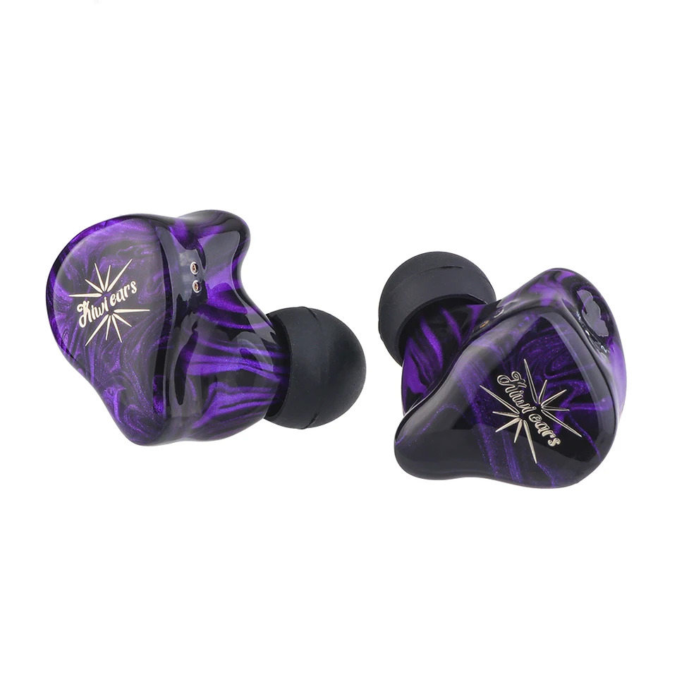 Kiwi Ears Quartet 2DD+2BA Hybrid do uší monitor 10 mm titánový dynamický ovládač IEM slúchadlá hifi Hifi Hifi