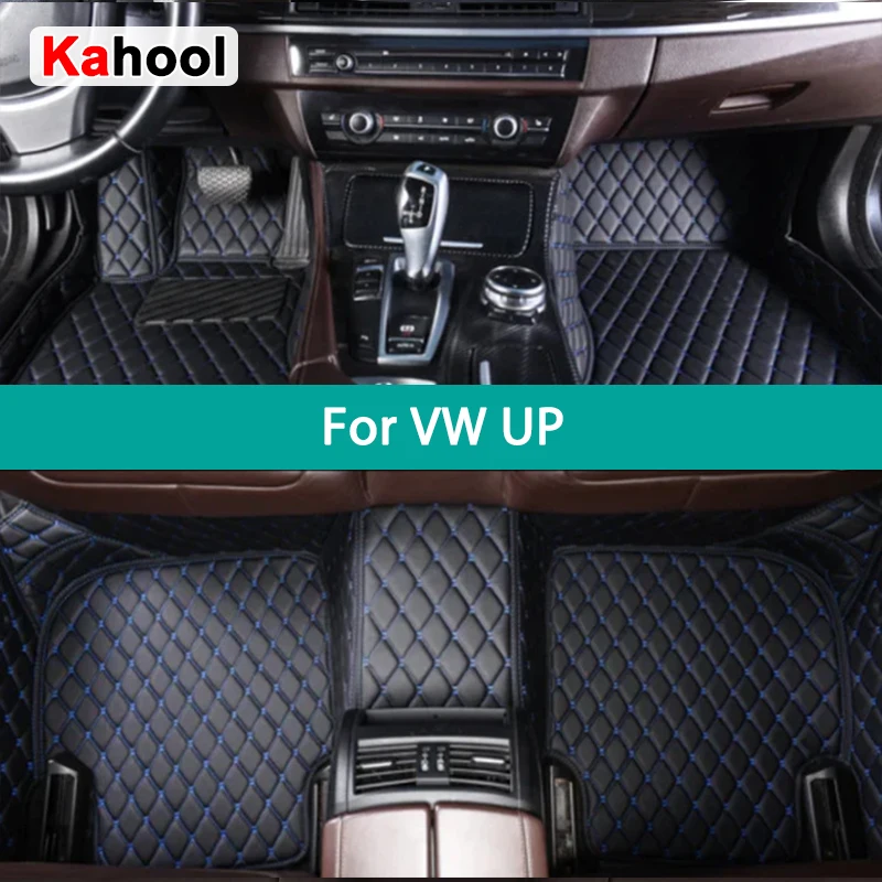 Klahool Custom CAR podlahové rohože pre VW UP! Automatické koberce nohy Coche Accessorie