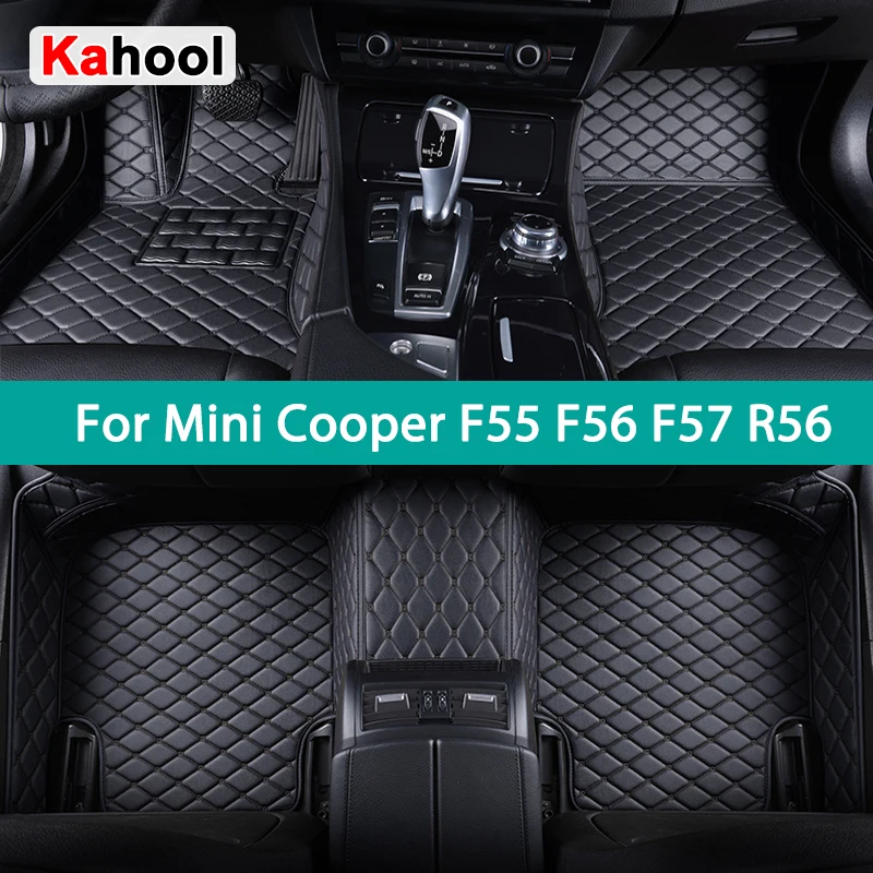 Klahool Custom Car podlahy pre Mini Cooper F55 F56 F57 R56 Automatické koberce Foot Coche Accessorie