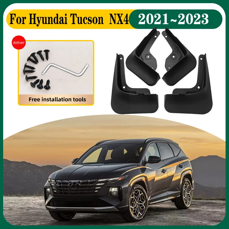 Klapky na bahno pre Hyundai Tucson 2023 Príslušenstvo NX4 2021 2022 MADGUARDS Splash Guard predné zadné fendery Príslušenstvo bahennéfly