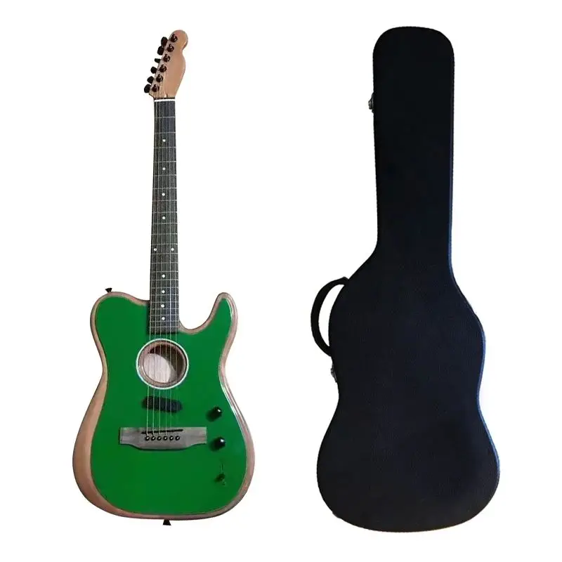 Klasická gitara značky, drevené duálne účely gitara, profesionálna úroveň výkonu, krásne zafarbenie, bezplatné doručenie do domu