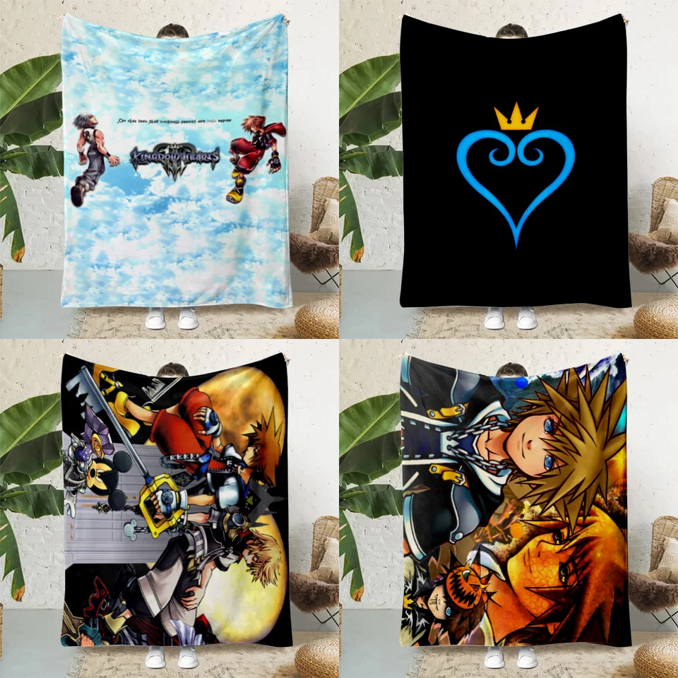 Klasická hra Kingdom Hearts Vytlačená prikrývka piknikov