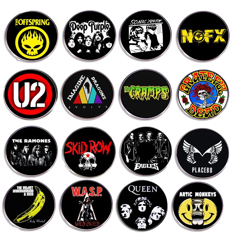 Klasická rocková skupina pin hudba album piesne texty piesne broš