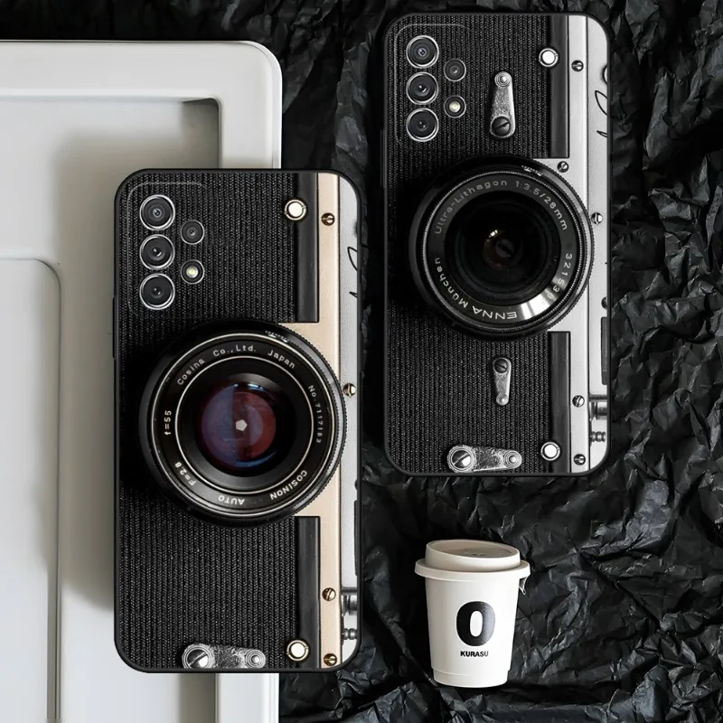 Klasické puzdro na telefónny fotoaparát pre Samsung S23 Plus Ultra S22 Pro S21 Fe S20 S10 E Lite S8 S9 S30 5G Mobile Pase Case