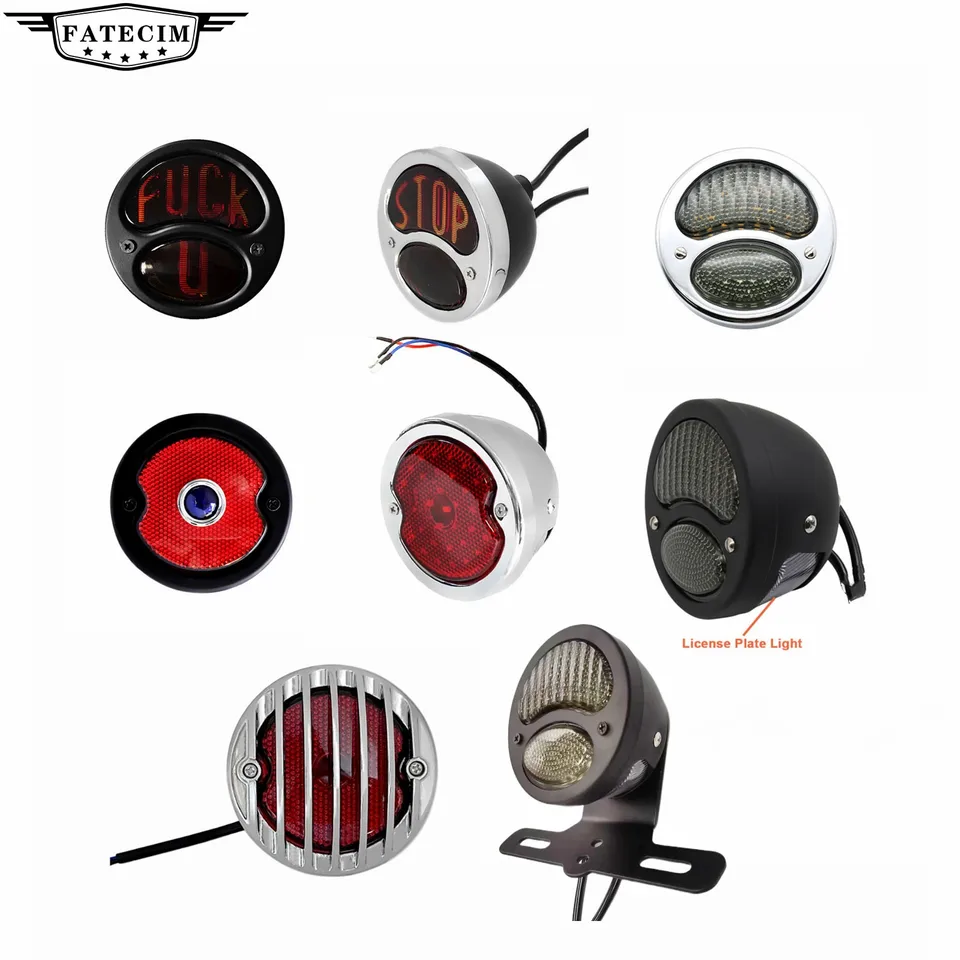 Klasické retro motocyklové LED chvostové svetlo pre Sportster