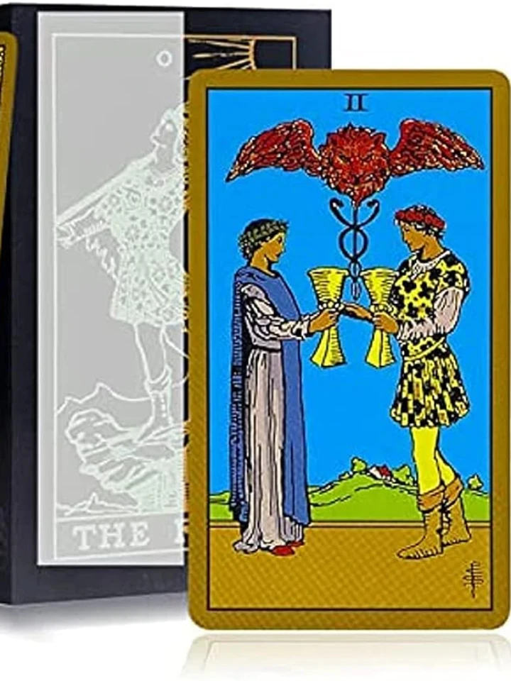 Klasické tarotové karty pre začiatočníkov, veštenie, Black Deck, Fortune Teller, Reading, 78ks