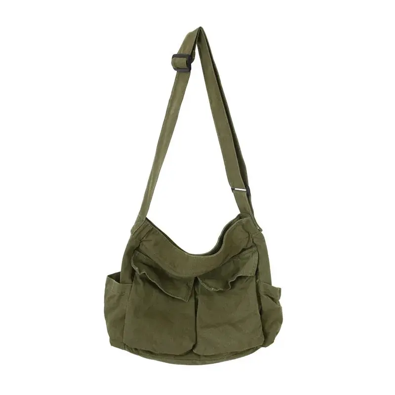 Klasické vinobranie plátna vrecko na rameno Ženy Spevné mäkké cestovanie Ženy Crossbody Bag Veľká kapacita módna kabelka Tote Bag Ženy