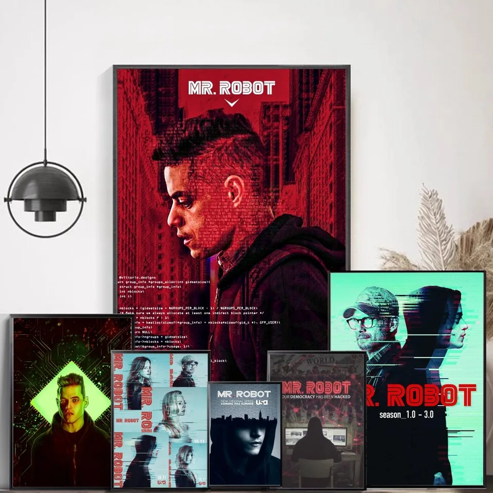 Klasický americký film pán Robot Classic Movie Plagáty