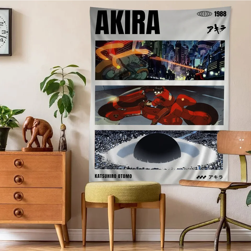 Klasický anime film Akira zavesenie Bohemian tapiséry Bohemian steny tapisérie mandala lacné hippie stena záves