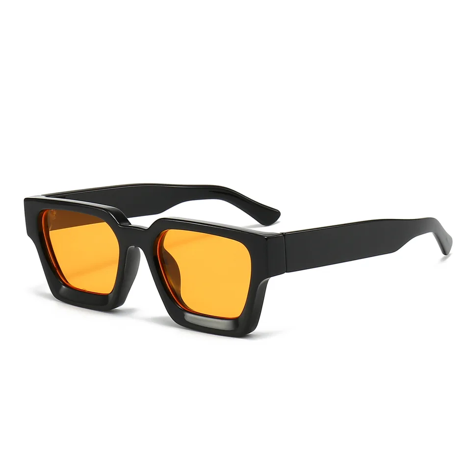 Klassnum Men Square Frame Slnečné okuliare 2024 Luxusné značkové dizajnérske slnečné okuliare Retro trendy odtiene UV400 Unisex Dámske okuliare Nové