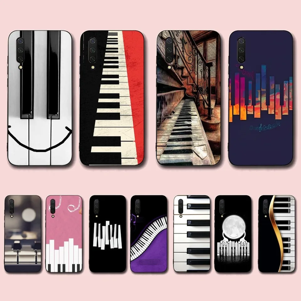 Klavírne kľúče poznámky telefónne puzdro pre Xiaomi mi 5x 8 9 10 11 12 Lite Pro 10t POCOX3PRO POCOM3 POZNÁMKA 10 PRO LITE