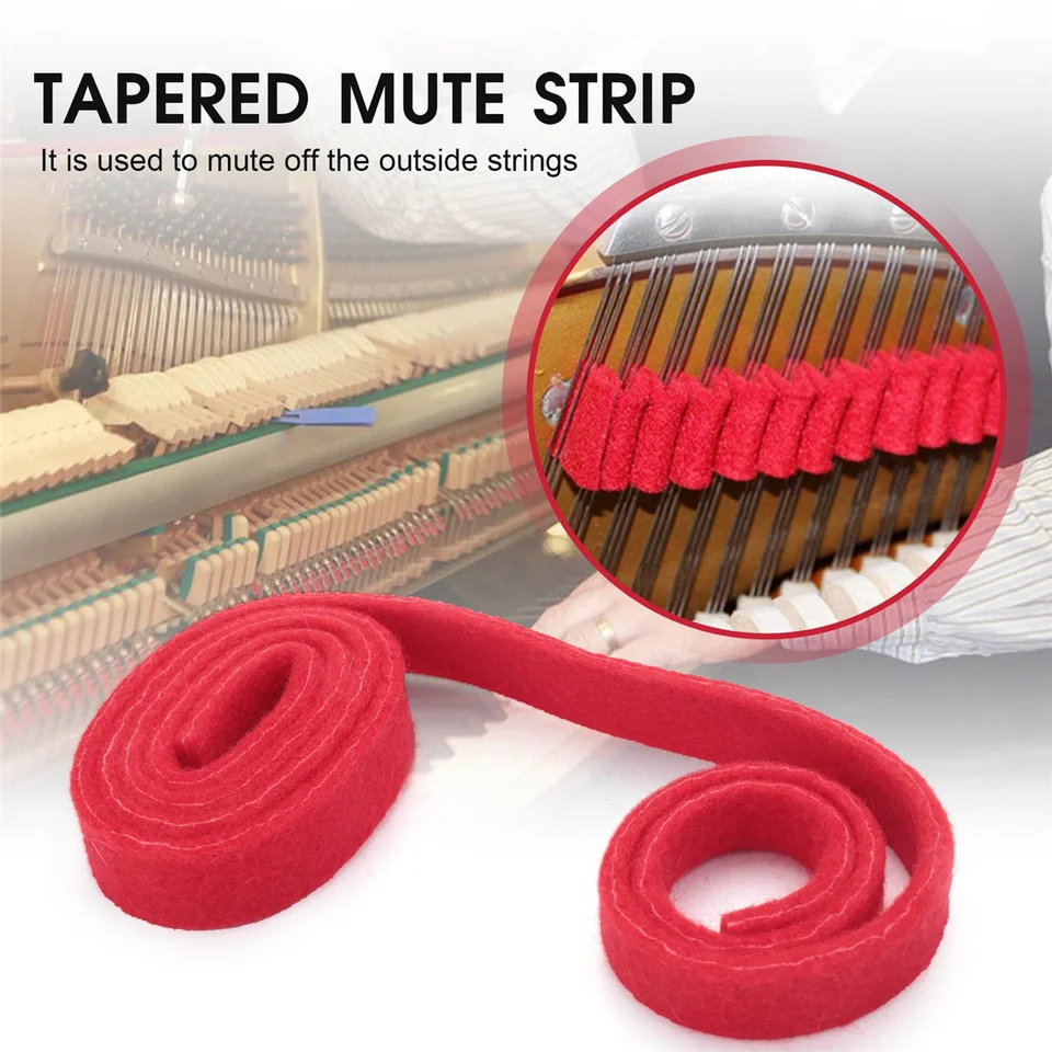 Klavírny ladiaci vlna Felt Temperament Strip - zúžené stlmenie