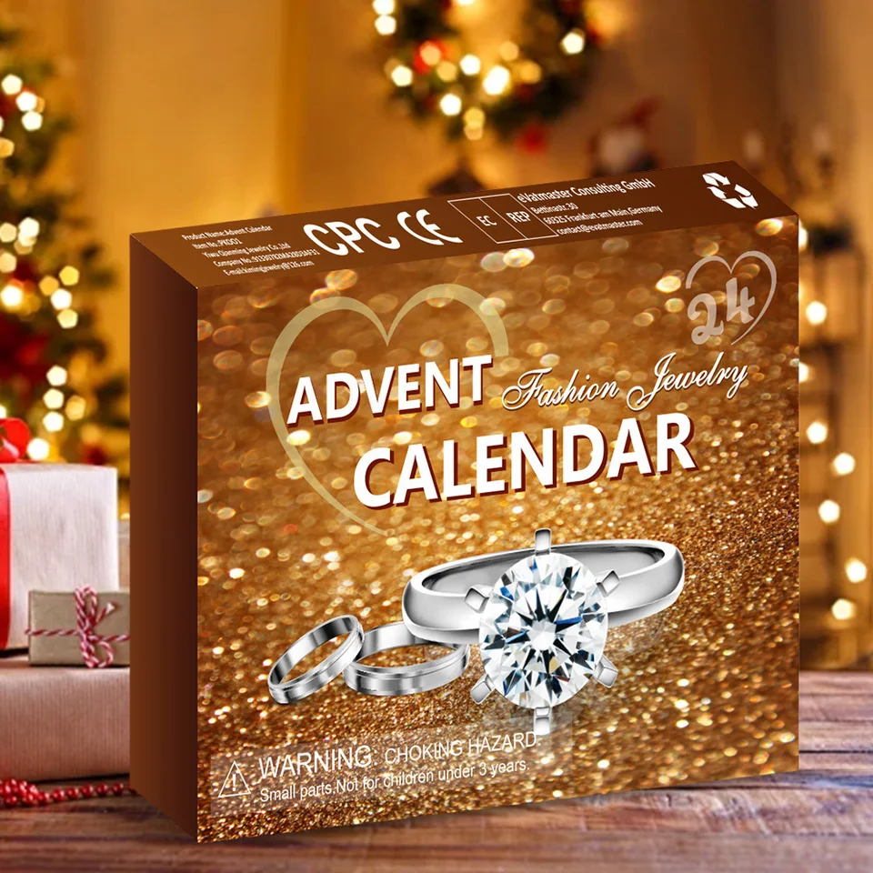 Klenotník Advent Calendar 2024 Pre dospelých Ženy s náhrdelník