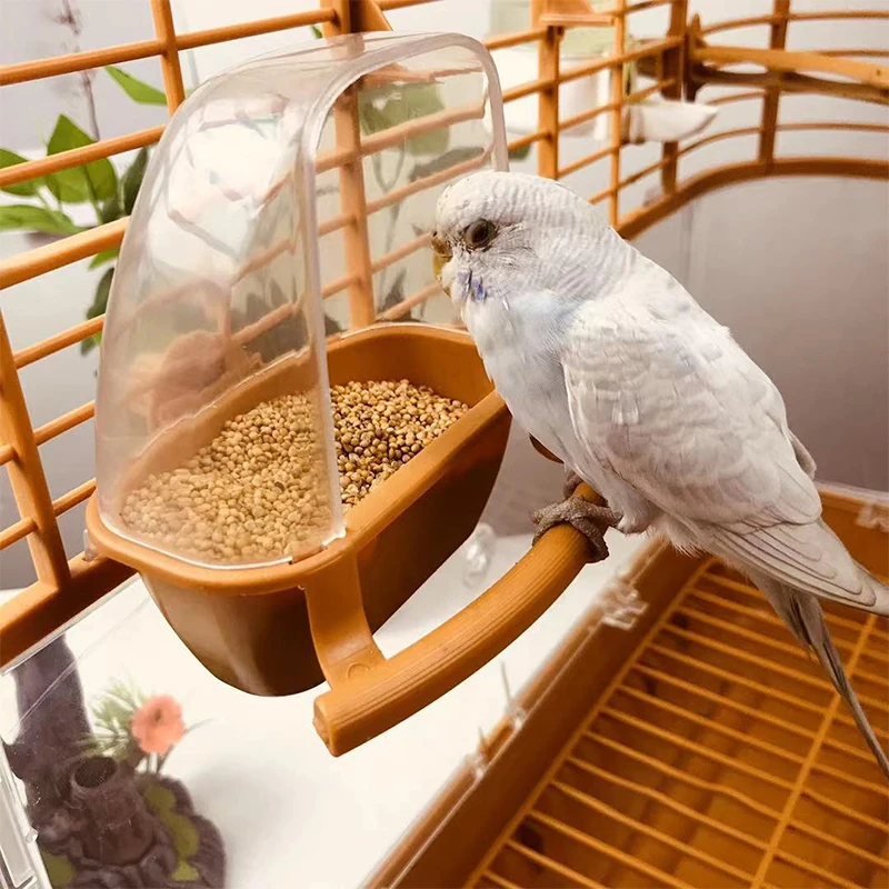 Klietka pre vtáčie klietky Parrot Parrot vtáky Voda zavesenie misky Palerový krabica klietka Pet klietka Plastová potravinová nádoba
