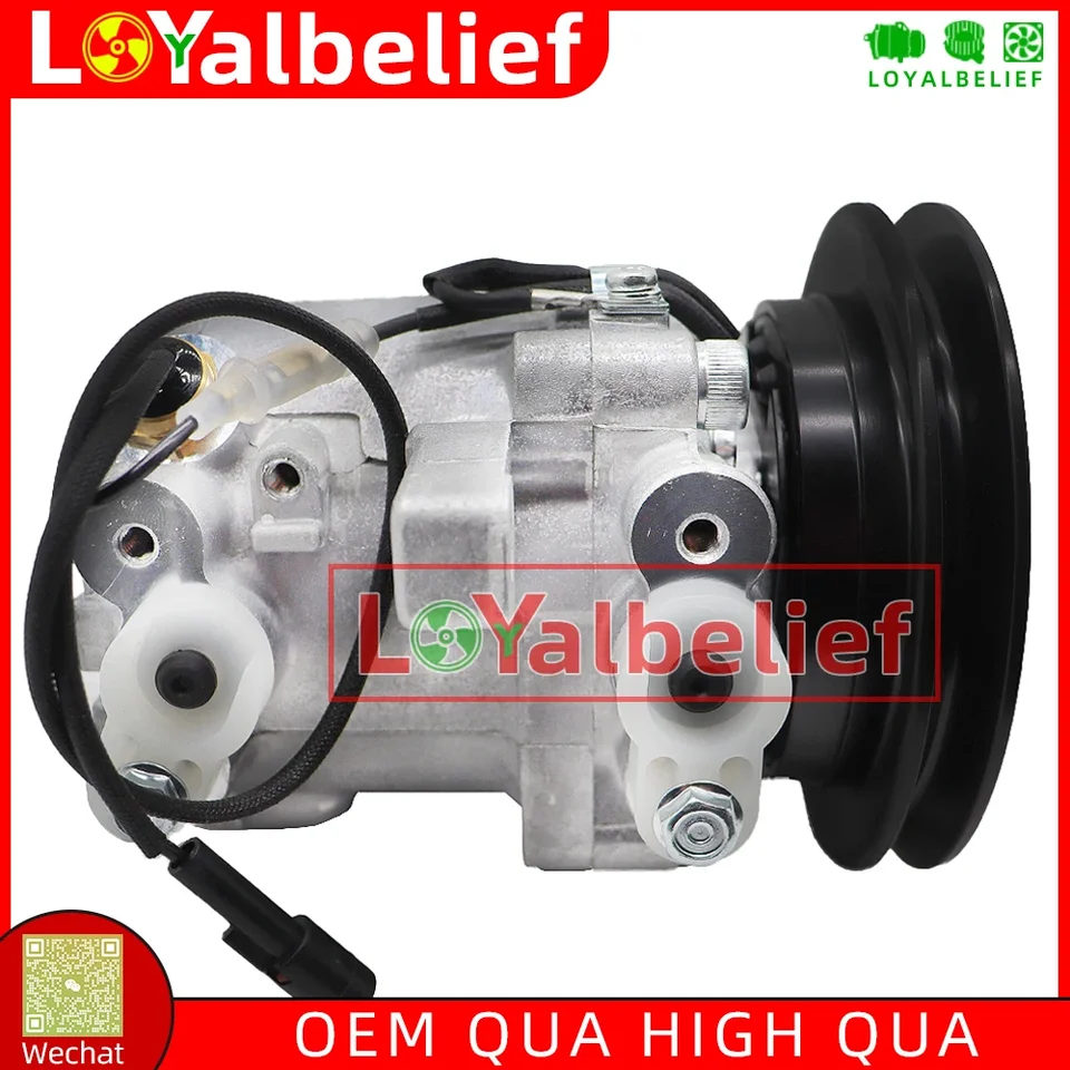 Klimatizačný AC kompresor pre traktor Kubota M108S M5040 M7040 M8540 M9540 4472605781 447280-3090 3C581-50060 3C581-97590