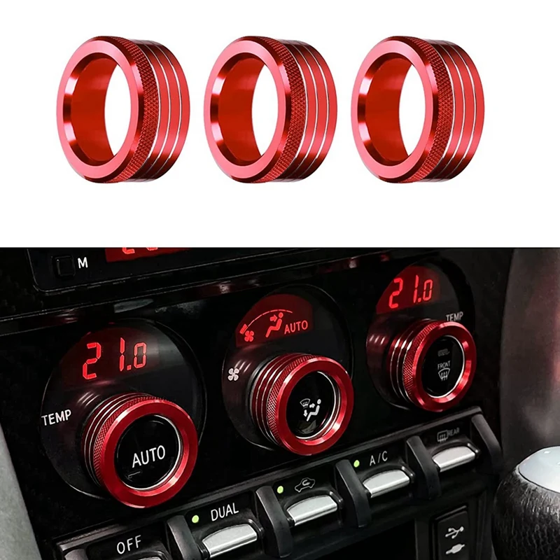 Klimatizácia AC Gomb Cover pre Subaru BRZ Toyota 86 GT86 2013-2020