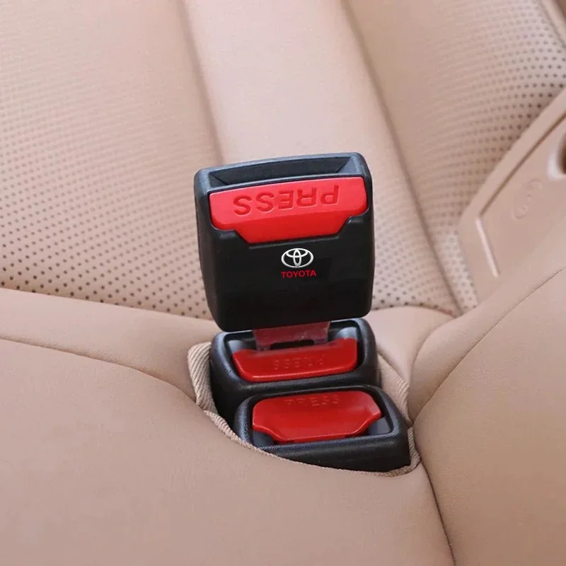Klipová spona pre bezpečnostné bezpečnostné pásové pásové pásové pripojenie na bezpečnostné pásové zámky Buckle Zátka pre Toyota Corolla Yaris chr Auris Rav4 Land Cruiser Prado Vitz