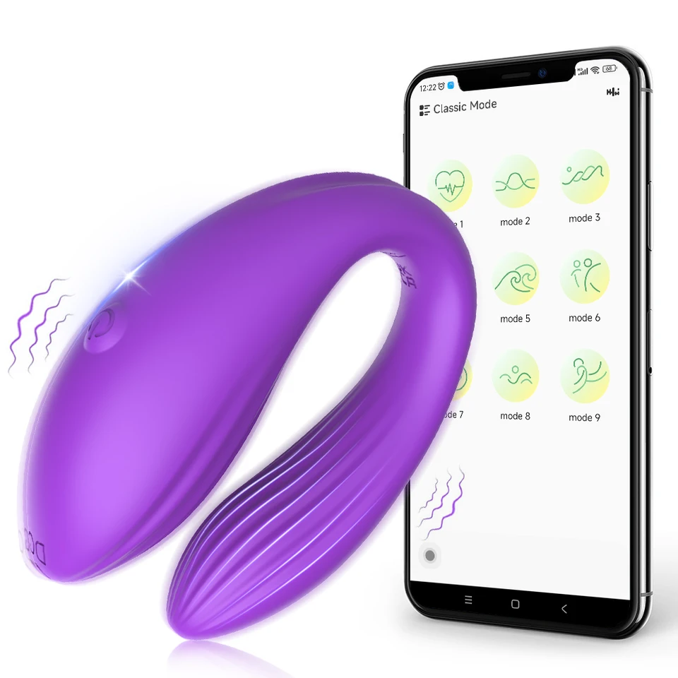 Klitoral g bod stimulácie vibrátor App bluetooth control u tvar dildo vibrátor vagina masáž orgazmus orgazmus masturbátor dospelého sextoy