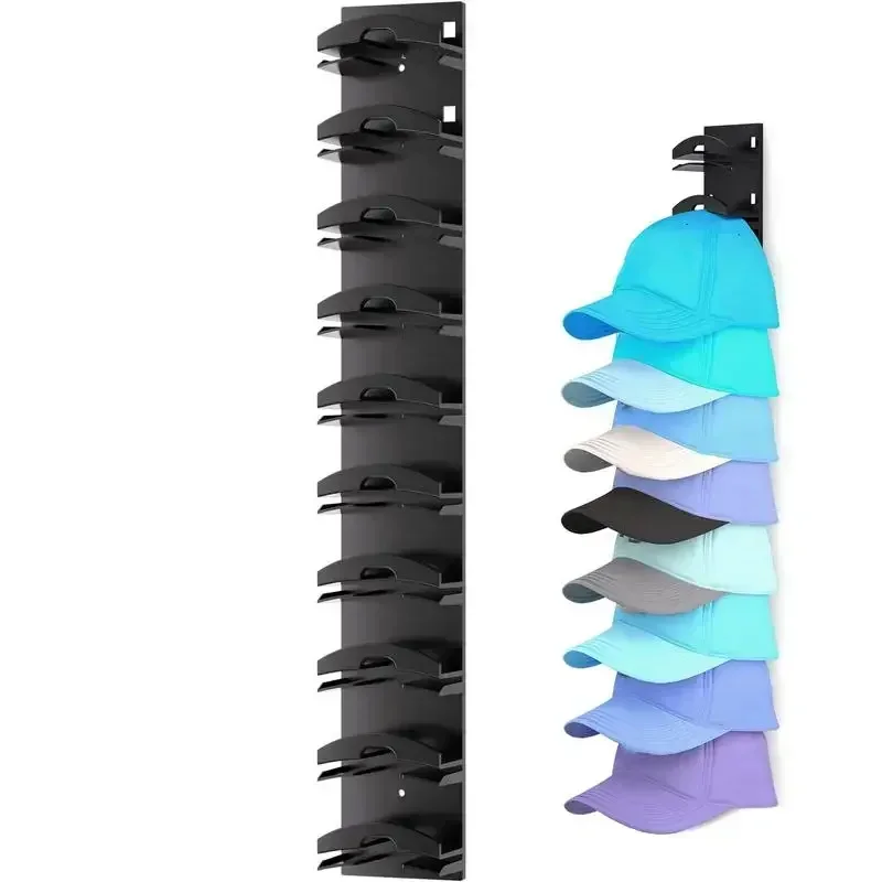 Klobúk pre stenu Stick-On-On Baseball Cap Storage Držiak Držiak na displeji, klobúk Organizačná organizácia nástenná držiak pre spálňu