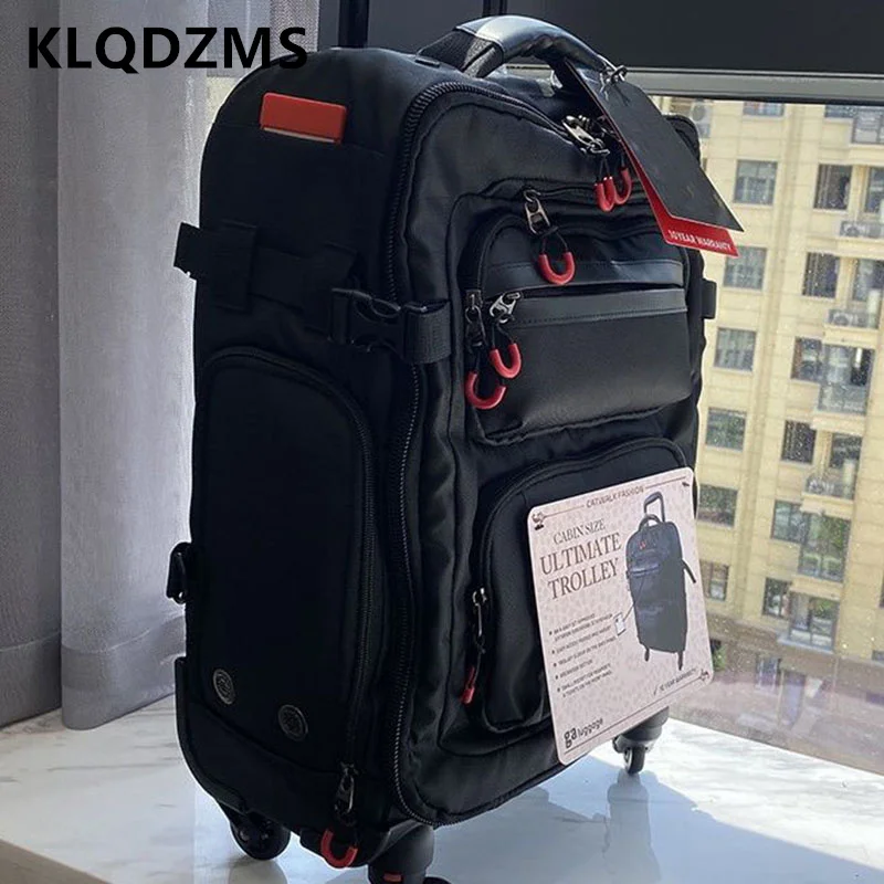 KlqDZMS Oxford Canking Sucking Box Lightweight Ramená batohu Multifunkčný 18 